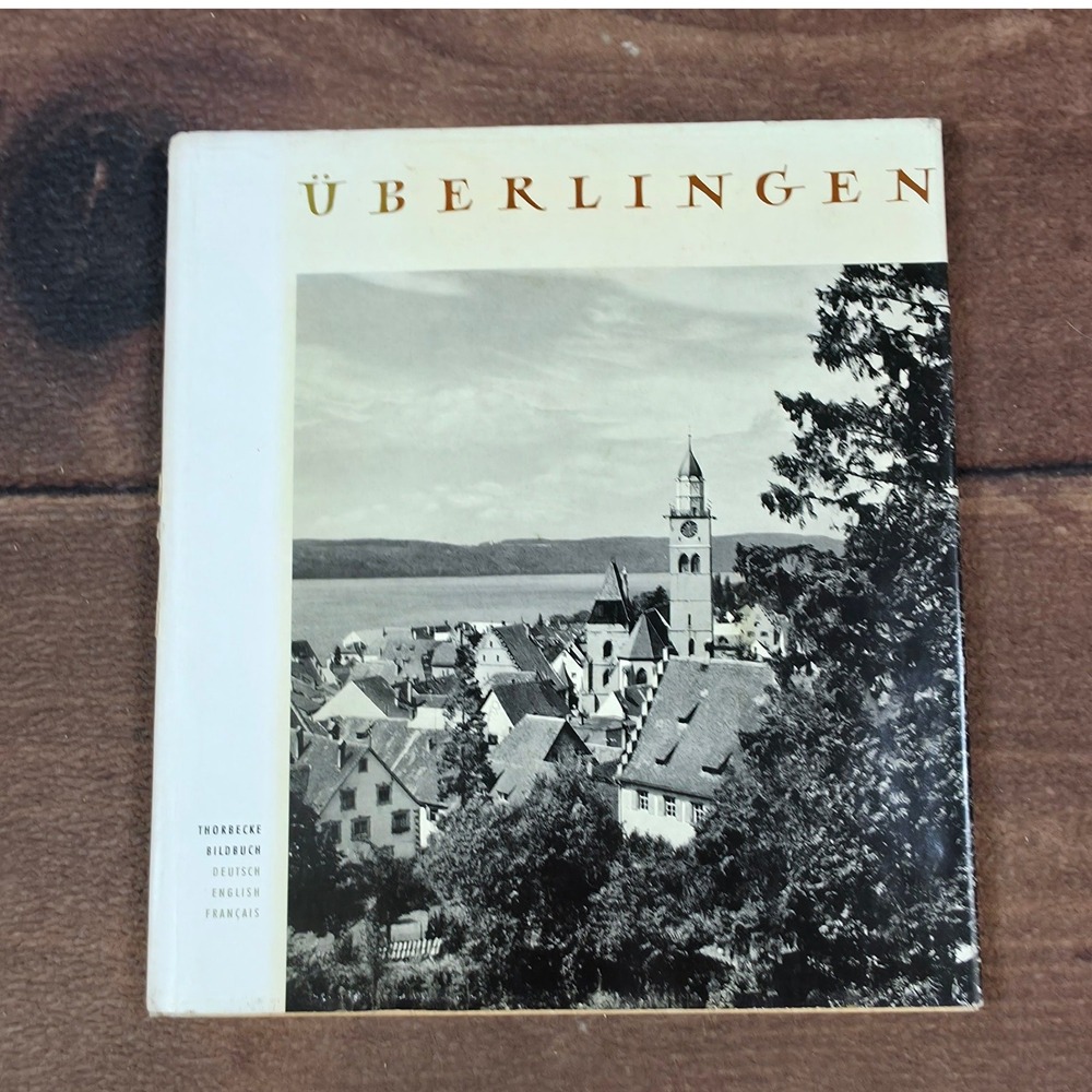 Thorbecke Uberlingen Photo Book OS White Good Vintage German Travel Bildbuch